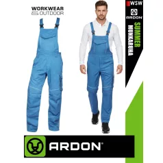   Ardon SUMMER BLUE technikai kevertszálas nyári vékony kantárosmunkanadrág - munkaruha