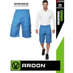  Ardon SUMMER BLUE technikai kevertszálas nyári vékony rövid munkanadrág - munkaruha
