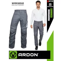   Ardon SUMMER DARKGREY technikai kevertszálas nyári vékony munkanadrág - munkaruha