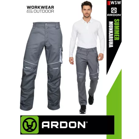 Ardon SUMMER DARKGREY technikai kevertszálas nyári vékony munkanadrág - munkaruha