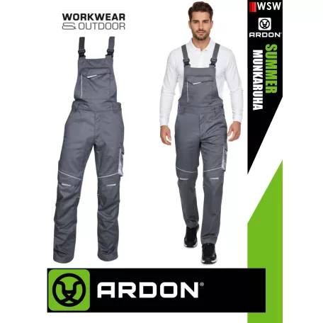 Ardon SUMMER DARKGREY technikai kevertszálas nyári vékony kantárosmunkanadrág - munkaruha