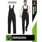 Ardon SUMMER BLACK technikai kevertszálas nyári vékony kantárosmunkanadrág - munkaruha