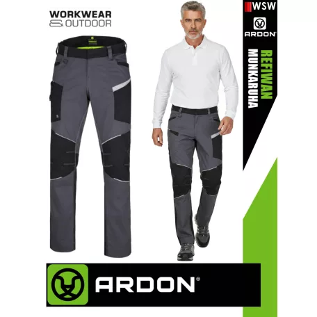Ardon REFIWAN GREY technikai férfi antisztatikus ripstop munkanadrág - munkaruha