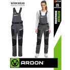 Ardon REFIWAN GREY technikai női antisztatikus ripstop kantáros munkanadrág - munkaruha