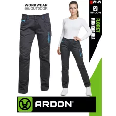   Ardon FLORET BLUEBLACK technikai női stretch munkanadrág - munkaruha