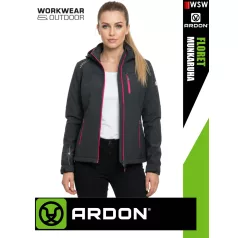   Ardon FLORET PINKBLACK technikai softshell kabát - munkaruha