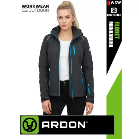 Ardon FLORET BLUEBLACK technikai softshell kabát - munkaruha