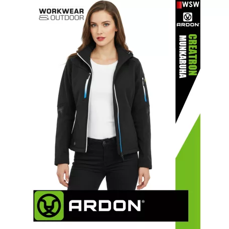 Ardon CREATRON BLACKBLUE technikai softshell kabát - munkaruha