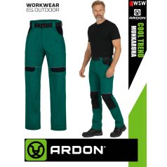   Ardon COOL TREND GREEN  technikai pamut munkanadrág övvel - munkaruha