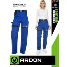   Ardon COOL TREND ROYAL technikai pamut női munkanadrág övvel - munkaruha