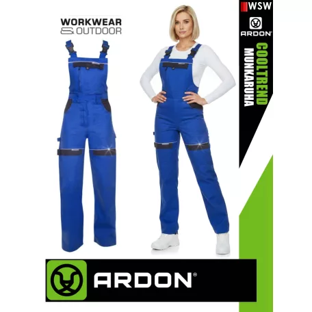 Ardon COOL TREND ROYAL technikai pamut női kantáros munkanadrág - munkaruha