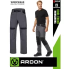 Ardon COOL TREND GREYBLACK technikai pamut munkanadrág övvel - munkaruha