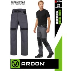   Ardon COOL TREND GREYBLACK technikai pamut munkanadrág övvel - munkaruha