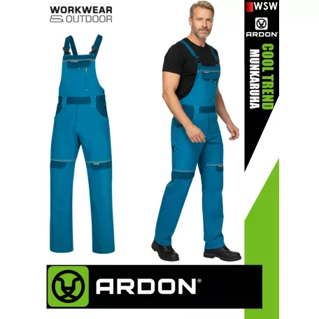 Ardon COOL TREND MIDBLUE technikai pamut kantáros munkanadrág - munkaruha