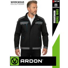   Ardon COOL TREND BLACK technikai pamut munkakabát - munkaruha
