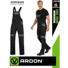 Ardon COOL TREND BLACK technikai pamut kantáros munkanadrág - munkaruha