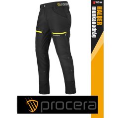   Procera HALBER BLACK négyirányú stretch slimfit technikai deréknadrág - munkaruha