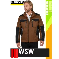   WSW HARVER BROWN technikai prémium kevertszálas munkakabát - munkaruha