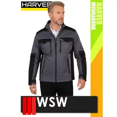   WSW HARVER GREY technikai prémium kevertszálas munkakabát - munkaruha