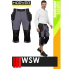 WSW HARVER GREY technikai kevertszálas rövid lengőzsebes munkanadrág - munkaruha