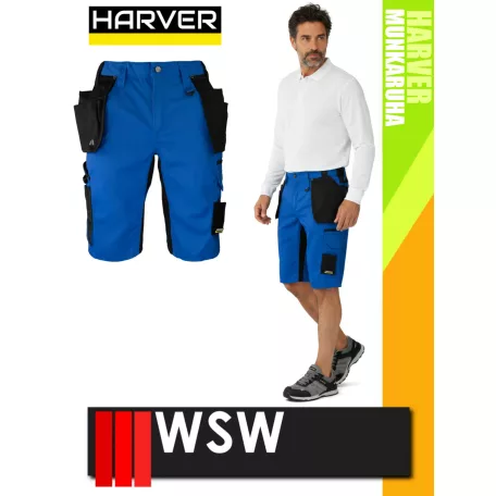 WSW HARVER ROYAL technikai kevertszálas rövid lengőzsebes munkanadrág - munkaruha