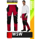WSW PRO RUBENADA RED technikai kevertszálas derekas lengőzsebes munkanadrág - munkaruha