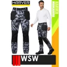 WSW HARVER CAMO technikai kevertszálas derekas lengőzsebes munkanadrág - munkaruha