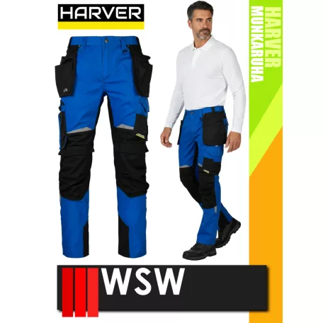WSW HARVER ROYAL technikai kevertszálas derekas lengőzsebes munkanadrág - munkaruha