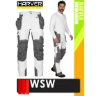 WSW HARVER WHITE technikai kevertszálas derekas lengőzsebes munkanadrág - munkaruha
