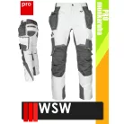 WSW HARVER WHITE technikai kevertszálas derekas lengőzsebes munkanadrág - munkaruha