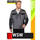 WSW HARVER GREY technikai prémium kevertszálas szellőző nyári munkakabát - munkaruha