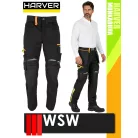 WSW HARVER COOL BLACKHV technikai prémium kevertszálas kopásálló derék nadrág - munkaruha