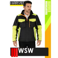   WSW HARVER COOL BLACKHV technikai prémium kevertszálas bélelt munkakabát - munkaruha