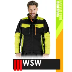   WSW HARVER COOL BLACKHV technikai prémium kevertszálas bélelt munkakabát - munkaruha