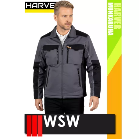WSW HARVER GREY technikai prémium téli bélelt munkakabát - munkaruha