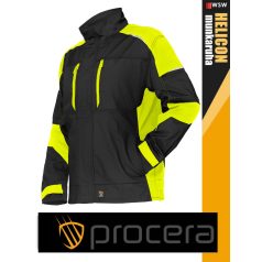   Procera HELICON BLACKHV rip-stop hasadásmentes technikai munkakabát - munkaruha