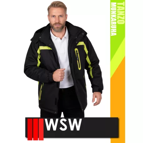 WSW BLACKHVY HERMAN technikai téli bélelt munkakabát - munkaruha