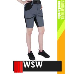 WSW ADVENTURE GREY HOBBER technikai stretch női rövidnadrág - munkaruha
