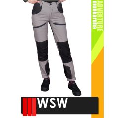 WSW ADVENTURE LIGHTGREY HOBBER technikai stretch női deréknadrág - munkaruha