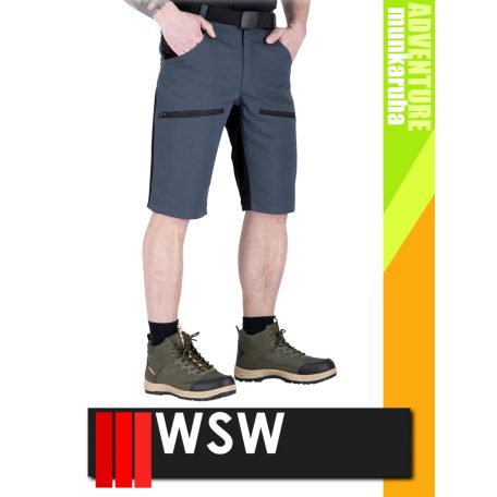 WSW ADVENTURE GREY HOBBER technikai stretch rövidnadrág - munkaruha