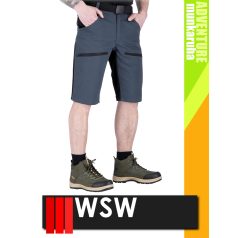 WSW ADVENTURE GREY HOBBER technikai stretch rövidnadrág - munkaruha