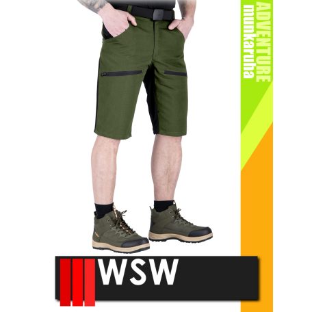 WSW ADVENTURE GREEN HOBBER technikai stretch rövidnadrág - munkaruha
