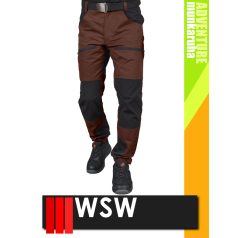 WSW ADVENTURE BROWN HOBBER technikai stretch deréknadrág - munkaruha