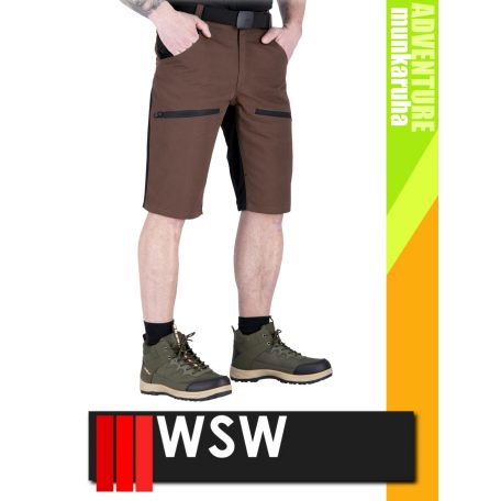 WSW ADVENTURE BROWN HOBBER technikai stretch rövidnadrág - munkaruha