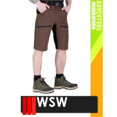 WSW ADVENTURE BROWN HOBBER technikai stretch rövidnadrág - munkaruha