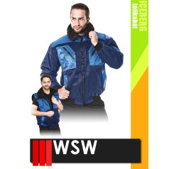   WSW ICEBERG NAVYROYAL technikai 3IN1 bélelt téli munkakabát - munkaruha