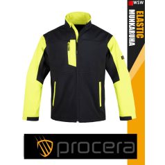   Procera ELASTIC BLACK IMPERIAL stretch slimfit softshell kabát - munkaruha