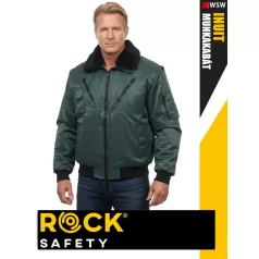   Rock Safety INUIT 3IN1 GREEN technikai bélelt láthatüósági kabát - munkaruha