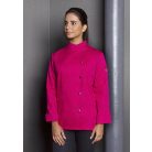 Karlowsky PINK LARISSA kevertszálas 95C-on mosható hosszúujjú női séf kabát - munkaruha