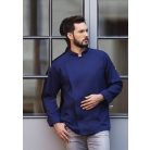 Karlowsky NAVY NOAH lélegző 95C-on mosható hosszúujjú férfi séf kabát - munkaruha